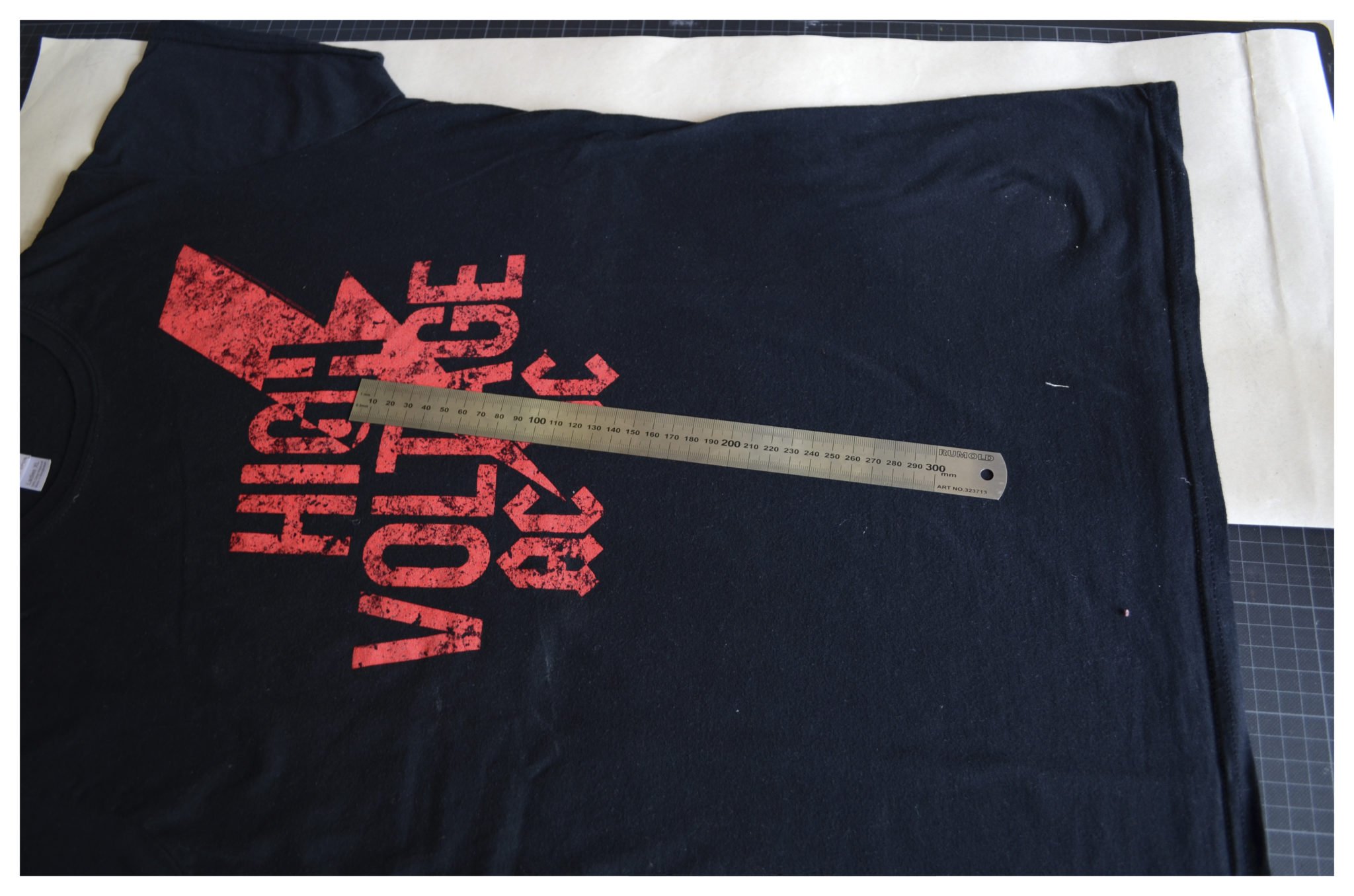 t-shirt selber machen - Schnitt von Lieblingsshirt kopieren