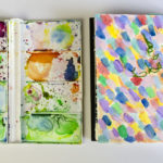 Art Journal und Aquarellkasten - Textildesign - Ms.Hey!