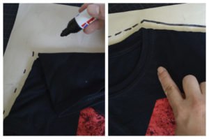 t-shirt selber machen- Schnitt aufzeichnen