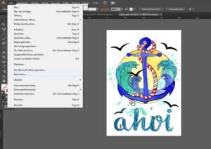 Kunstdruck exportieren