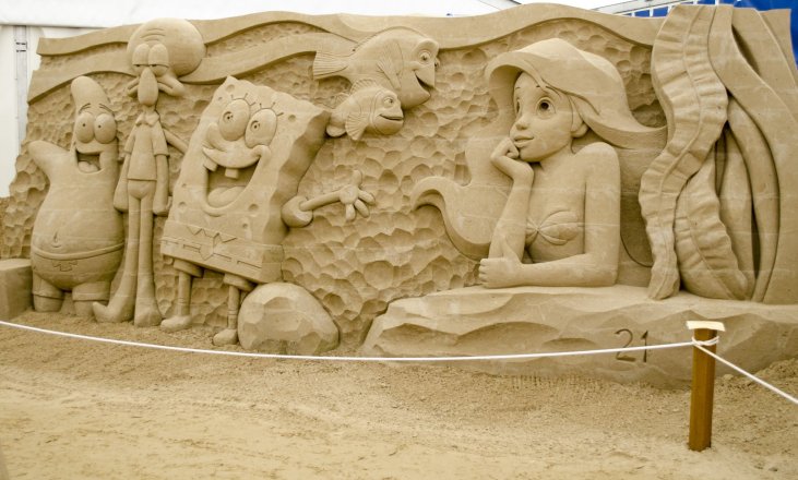 Sandskulpturen usedom 2020