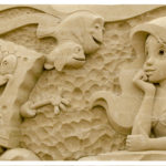 Sponge Bob Schwammkopf - Findet Nemo - Arielle die Meerjungfrau - Sandskulpturen Usedom 2017 Seebad Ahlbeck