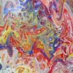 Abstrakte Acrylmalerei Dirty Pour Ms.Hey!