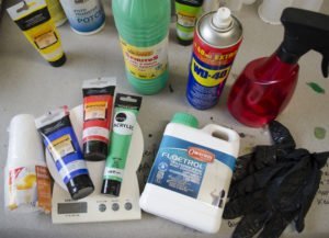 Material für Abstrakte Acryltechnik Ms.Hey!
